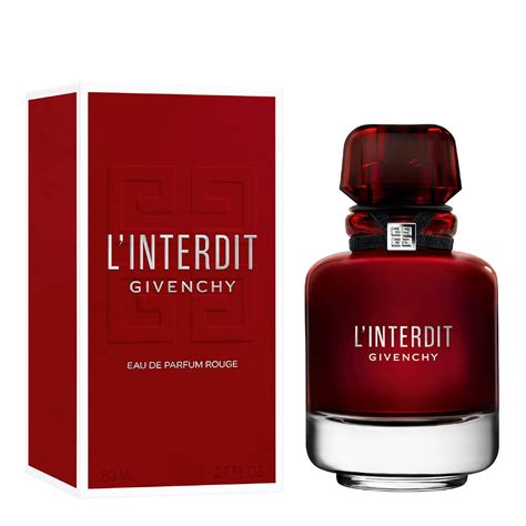 givenchy l'interdit rouge eau de parfum 50ml coffret|givenchy l'interdit rouge review.